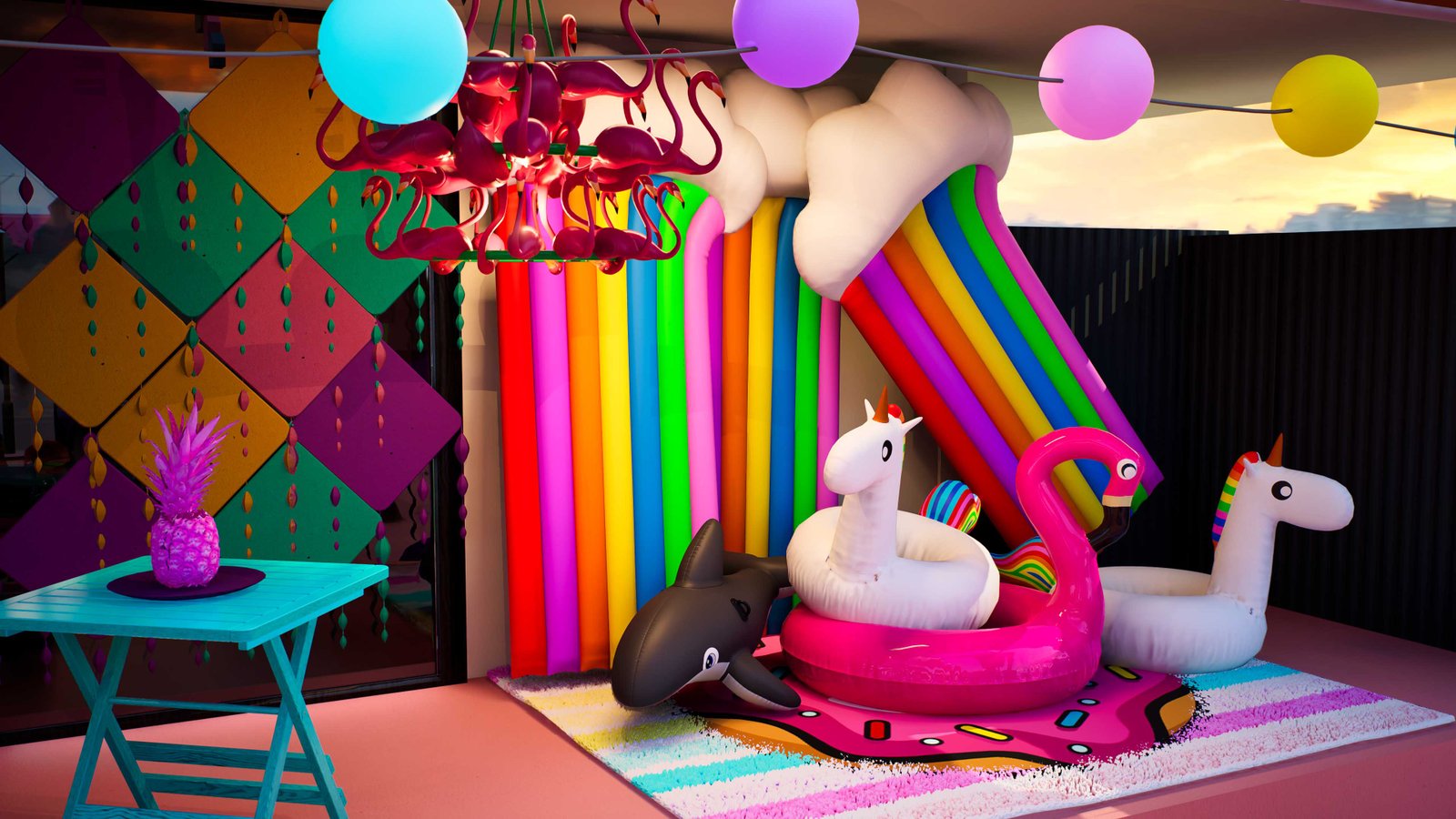 Bomba Estéreo &mdash; Stage Render 02